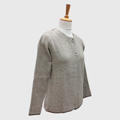 WOMEN'S R NECK CARDIGAN