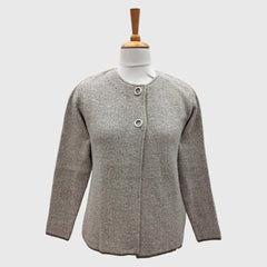 WOMEN'S R NECK CARDIGAN