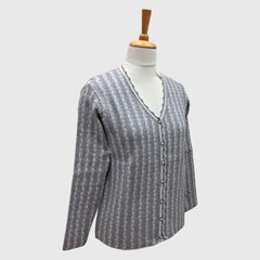 WOMEN'S V NECK CARDIGAN