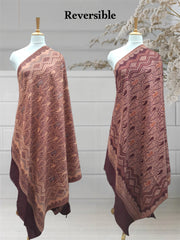 WOMEN'S SHAWL ACRO WOOL REVERSIBLE