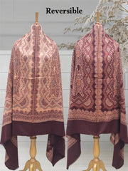 WOMEN'S SHAWL ACRO WOOL REVERSIBLE