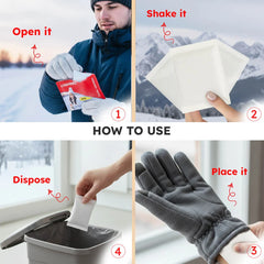 Hand Warmer (Pack of 3 + 1 Pairs )
