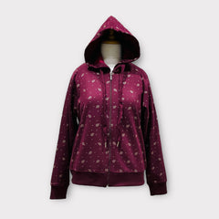WOMEN'S SWEATSHIRT FULL ZIP HOODIE