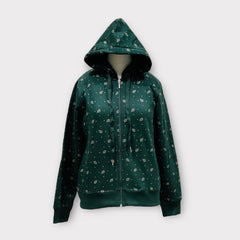 WOMEN'S SWEATSHIRT FULL ZIP HOODIE