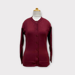 WOMEN'S R NECK CARDIGAN