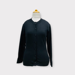 WOMEN'S R NECK CARDIGAN