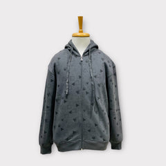 MEN'S WINTER SWEATSHIRT FULL ZIP WITH HOODIE