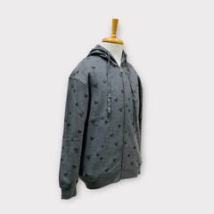 MEN'S WINTER SWEATSHIRT FULL ZIP WITH HOODIE