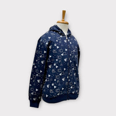 MEN'S WINTER SWEATSHIRT FULL ZIP WITH HOODIE