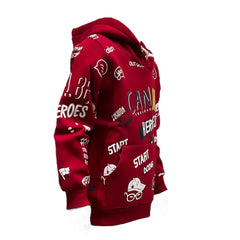 TEECOVES CHI BFH 28 1441 RED SWEAT#1350.00