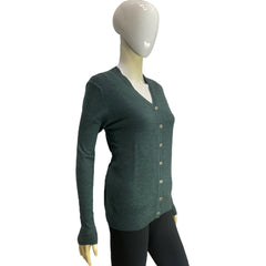 WOMEN'S V NECK ITALIAN MERINO WOOL