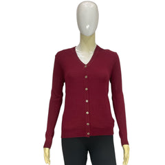 WOMEN'S V NECK ITALIAN MERINO WOOL
