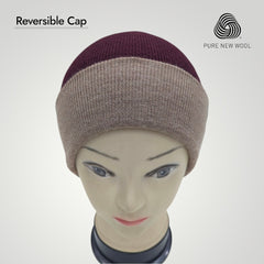 Pure Wool Reversible Cap