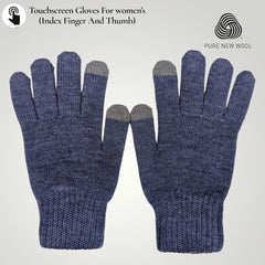 WOMEN'S PURE WOOL GLOVES