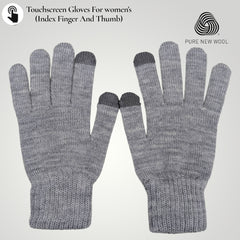 MEN'S PURE WOOL HAND GLOVES