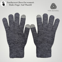 WOMEN'S PURE WOOL GLOVES