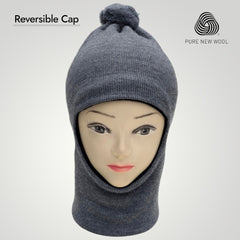 Pure Wool Reversible Cap