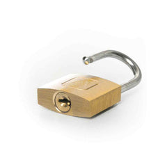 Suitcase Padlock - Key - 20mm - Brass