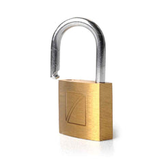 Suitcase Padlock - Key - 20mm - Brass - Pack of 2