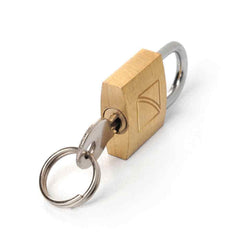 Suitcase Padlock - Key - 20mm - Brass - Pack of 2