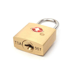 TSA Approved Suitcase Padlock - Key - TWIN PACK