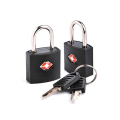 TSA Approved Suitcase Padlock - Key Twin set