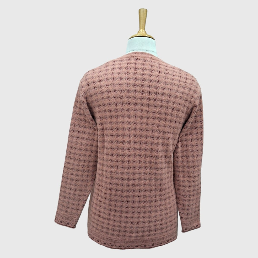 WOMEN'S R NECK CARDIGAN