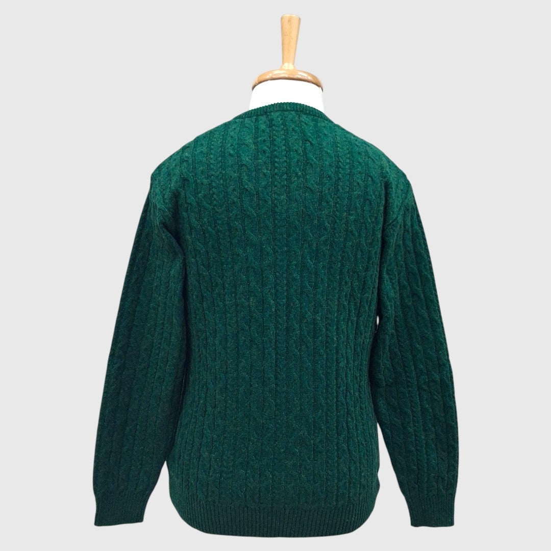 MEN'S LAMB'S WOOL V NECK SWEATER