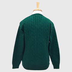 MEN'S LAMB'S WOOL V NECK SWEATER