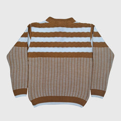 BOY'S HALF ZIP ACRO WOOL SWEATER