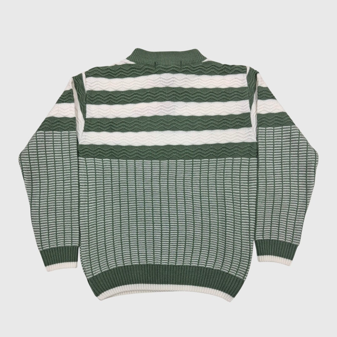 BOY'S HALF ZIP ACRO WOOL SWEATER