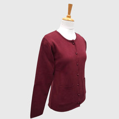 WOMEN'S R NECK CARDIGAN