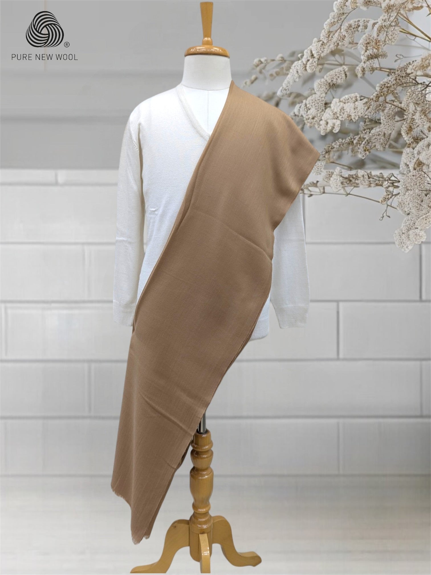 MEN'S SHAWL PURE WOOL
