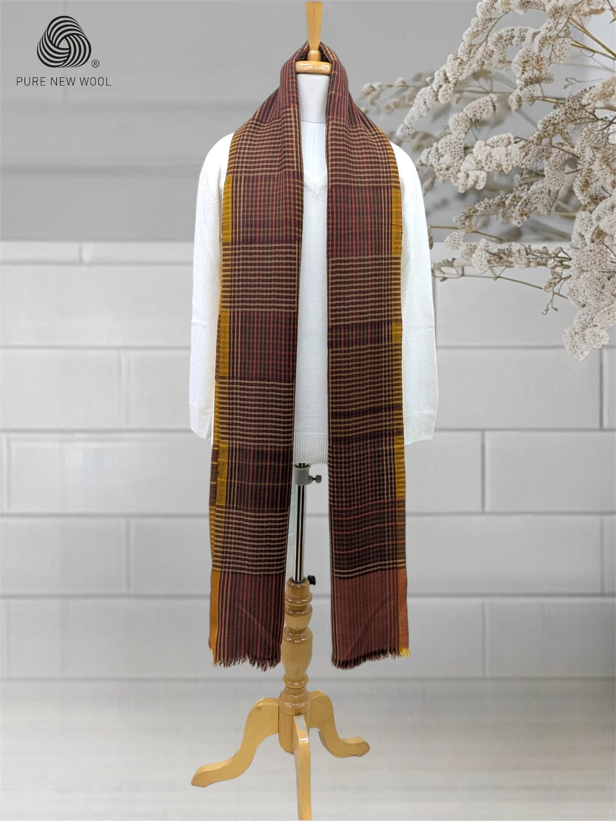 MEN'S SHAWL PURE WOOL