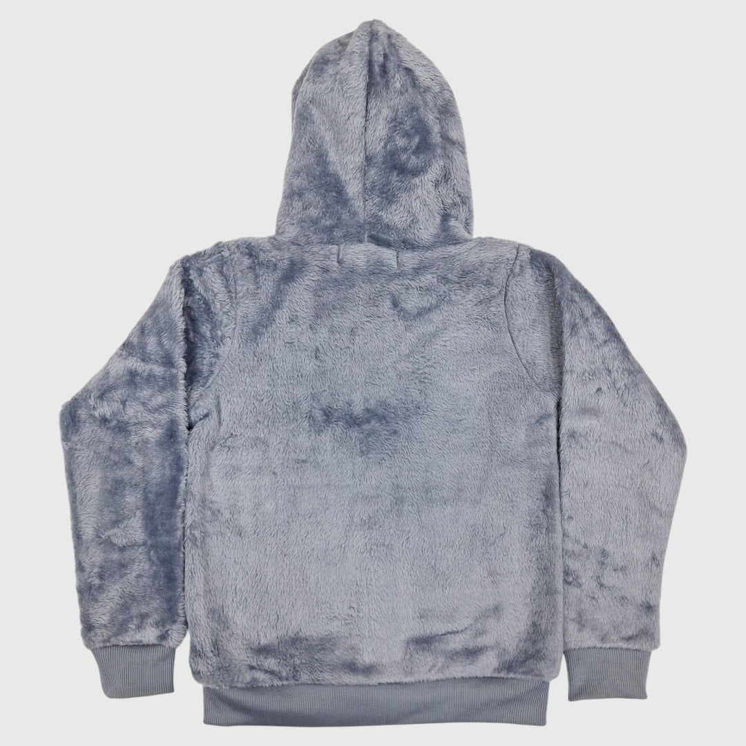 BOY'S VELVET FULL ZIP HOODIE