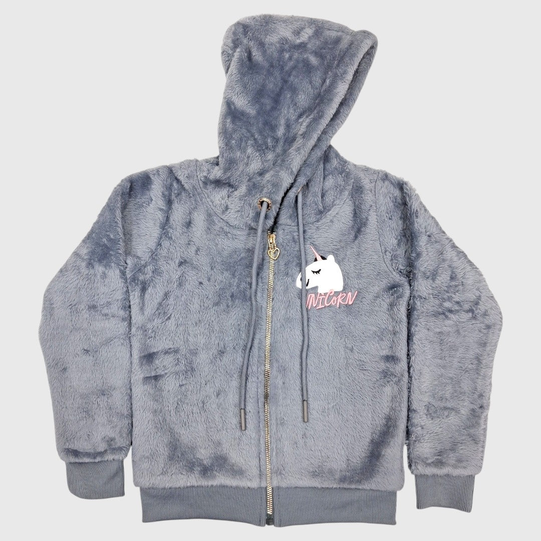 BOY'S VELVET FULL ZIP HOODIE