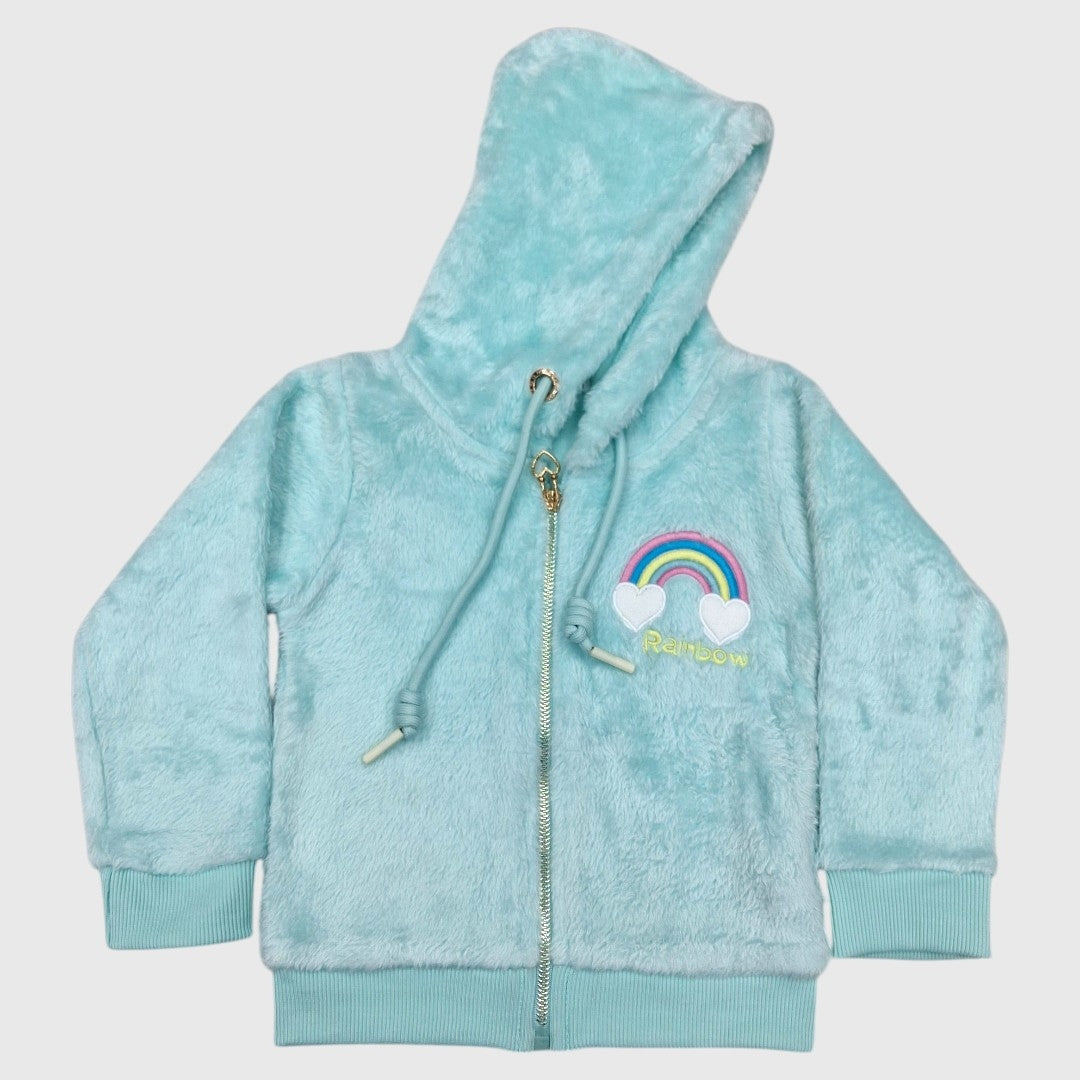 BOY'S VELVET FULL ZIP HOODIE