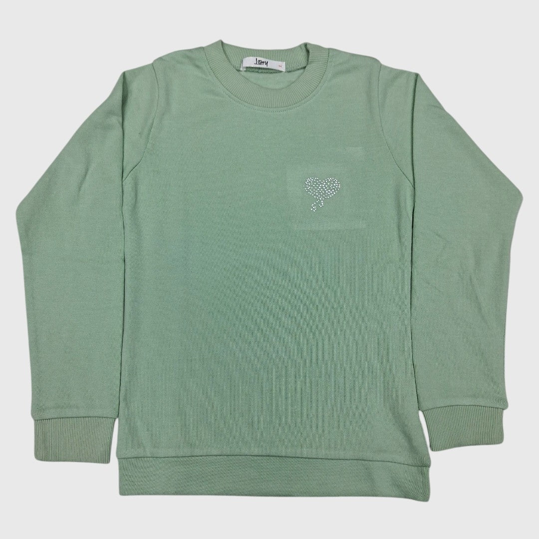 GIRL'S ROUND NECK TOP