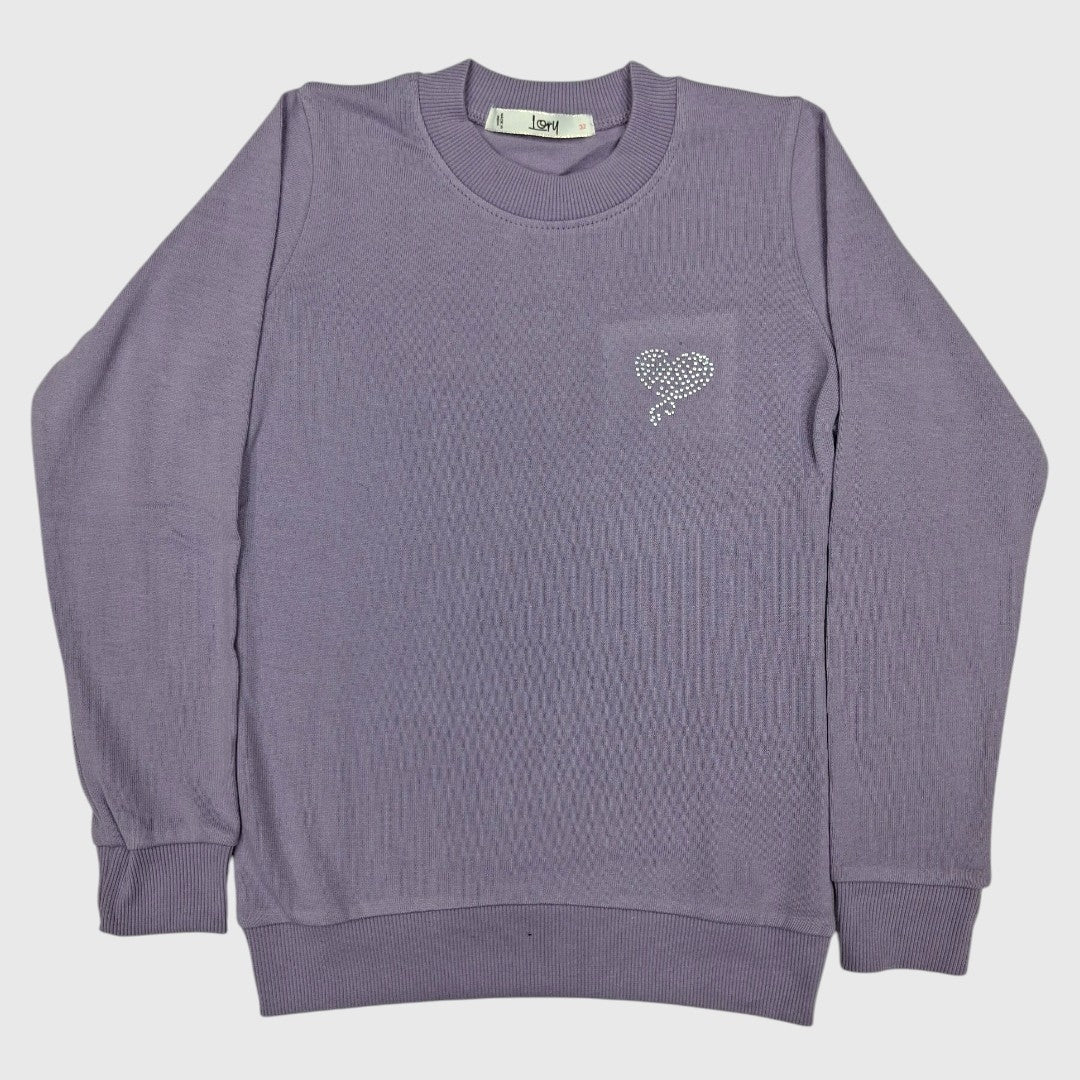 GIRL'S ROUND NECK TOP