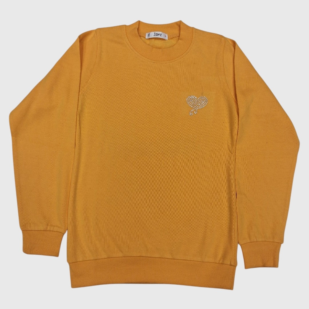 GIRL'S ROUND NECK TOP