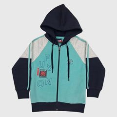 BOY'S FULL ZIP WITH HOOD SWEATSHIRT