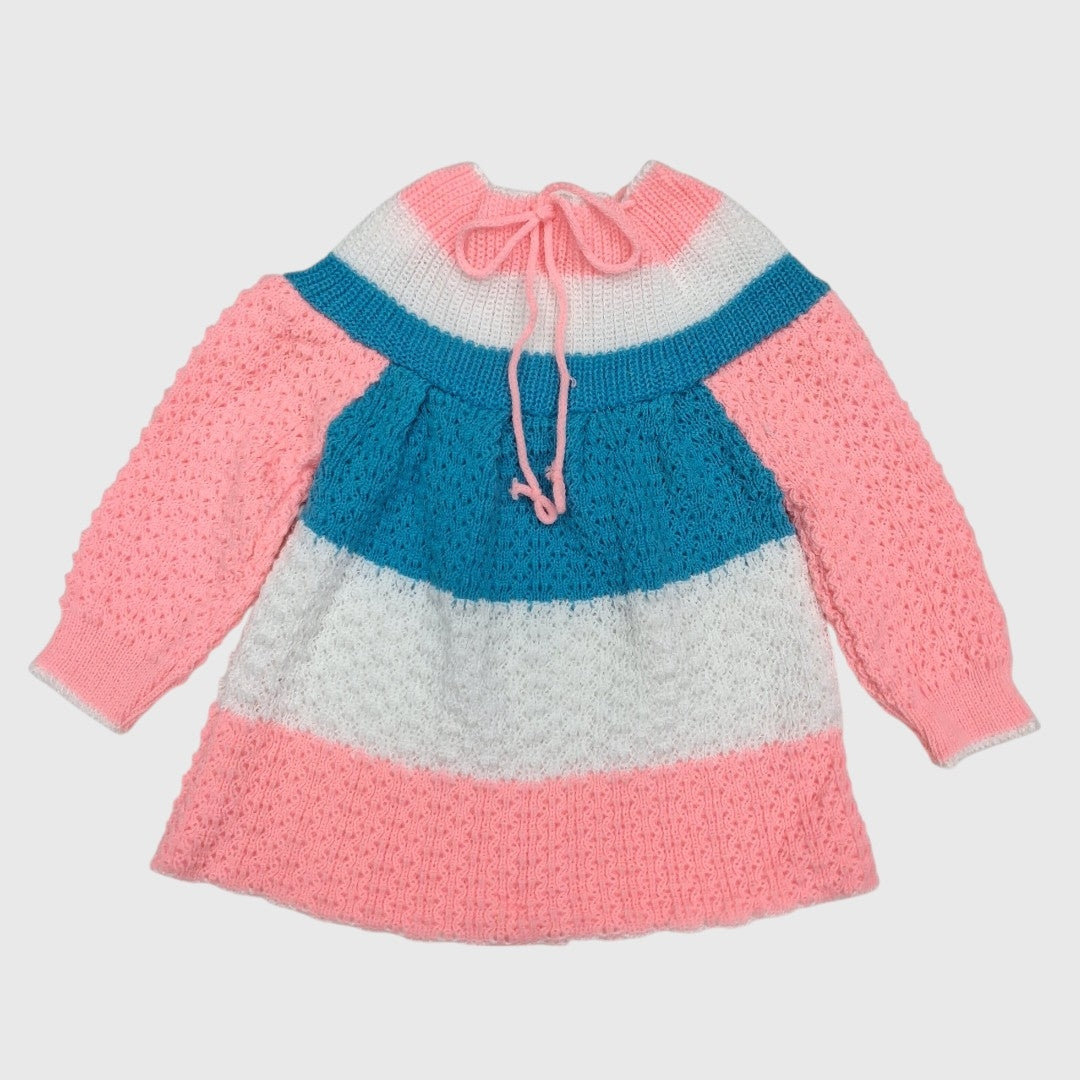 NEW BORN HAND MADE WOOLEN FROCK