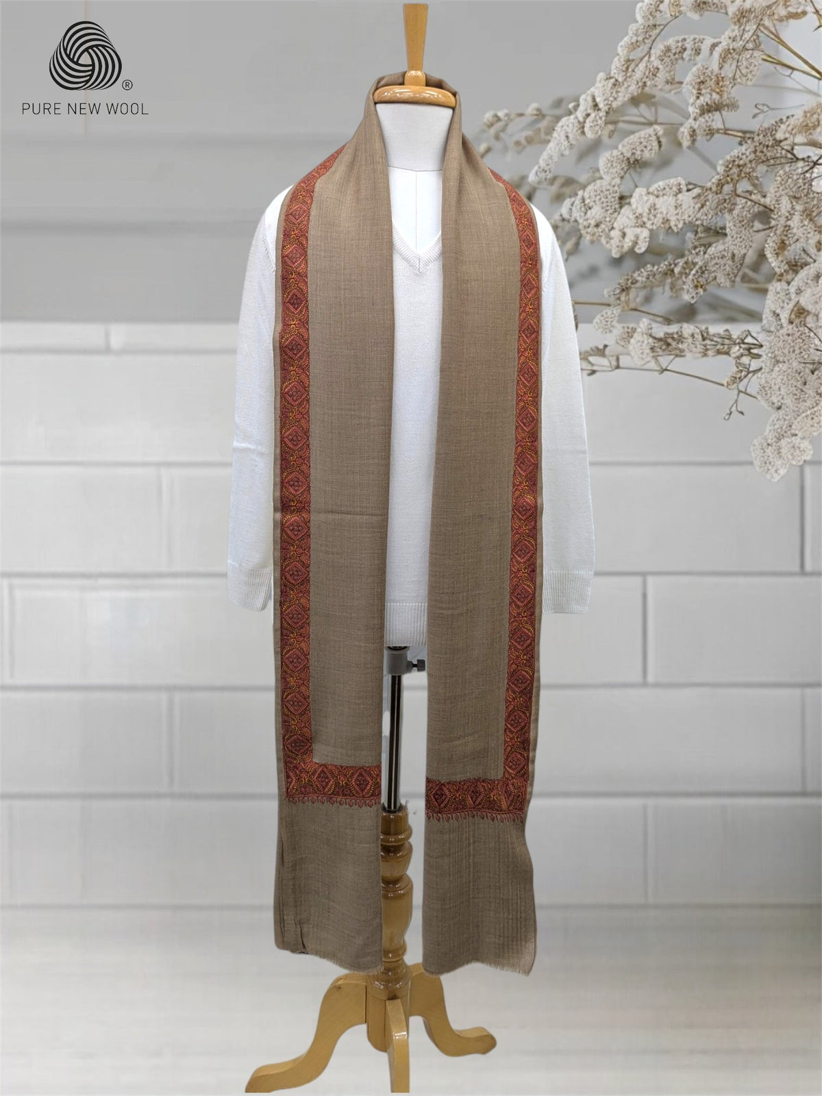 MEN'S SHAWL PURE WOOL