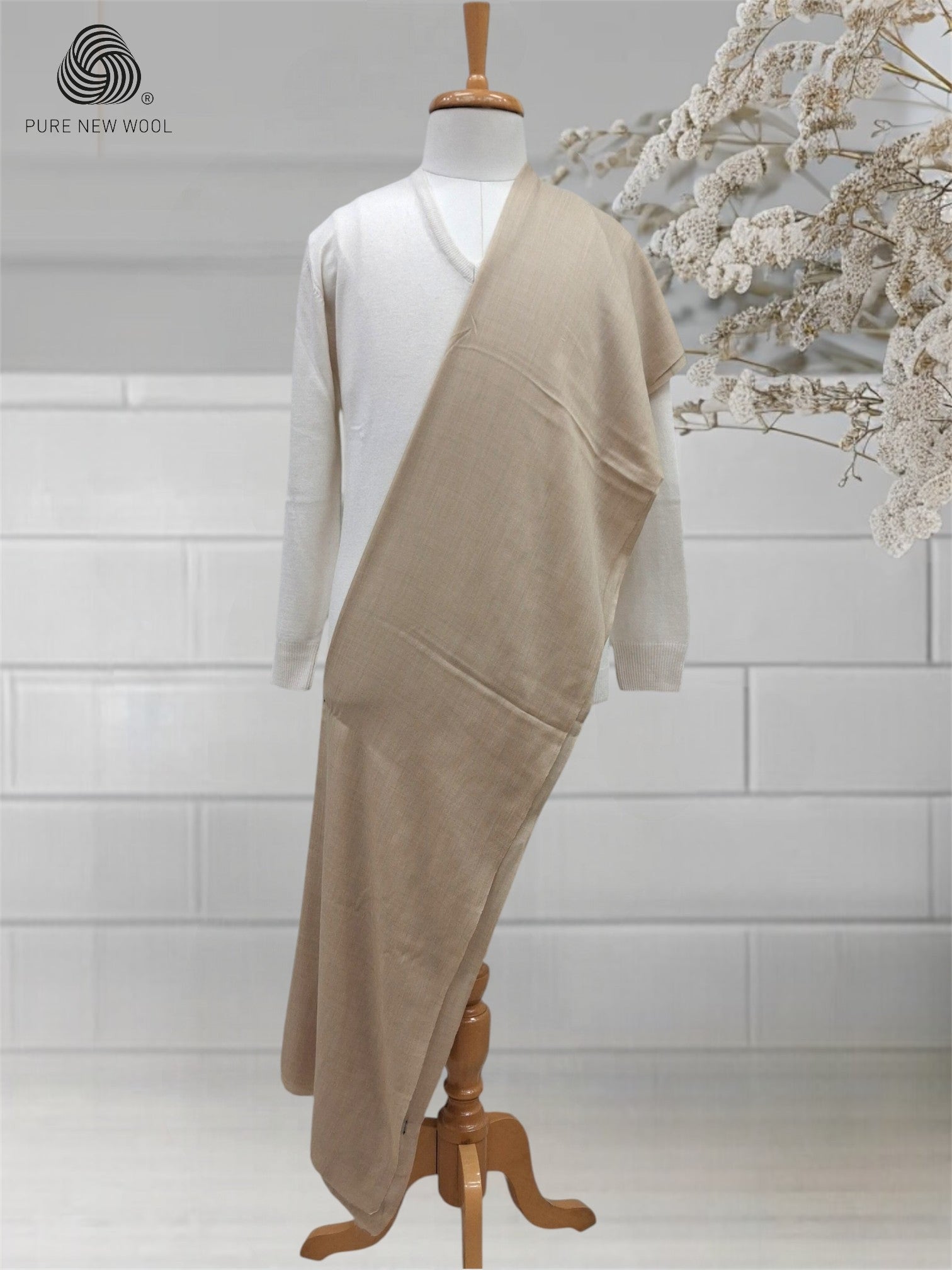 MEN'S SHAWL PURE WOOL