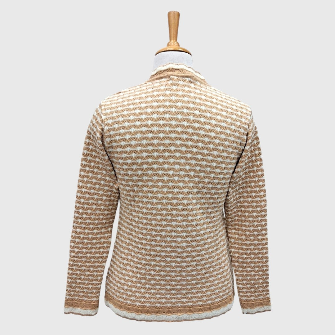 WOMEN'S R NECK CARDIGAN