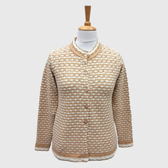 WOMEN'S R NECK CARDIGAN