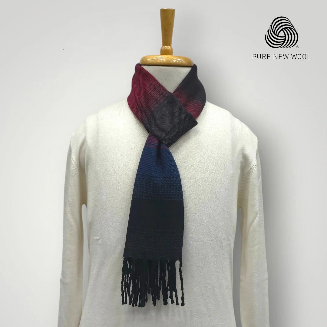 MEN'S & WOMEN'S PURE WOOL MUFFLER