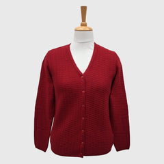 WOMEN'S V NECK CARDIGAN