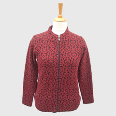 WOMEN'S FULL ZIP SWEATER