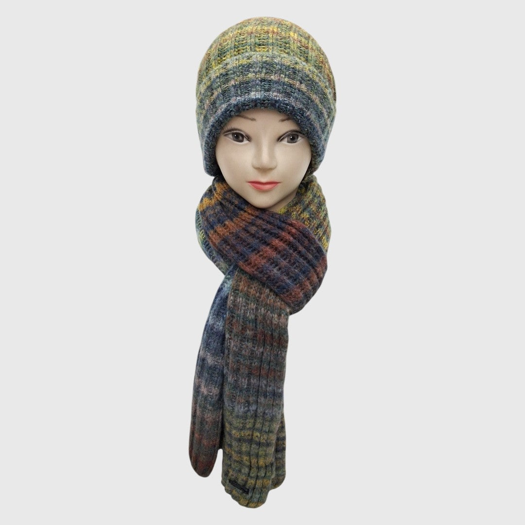 MUFFLER CAP SET / ACRO WOOL / MEN'S & WOMEN'S